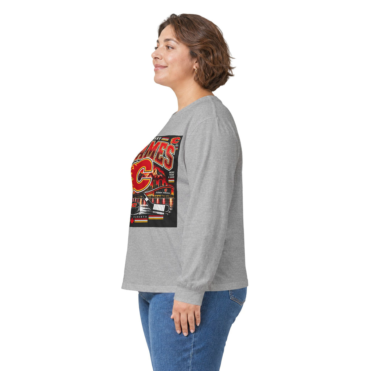 Calgary Flames Pride - Unisex Ultra Cotton Long Sleeve Tee