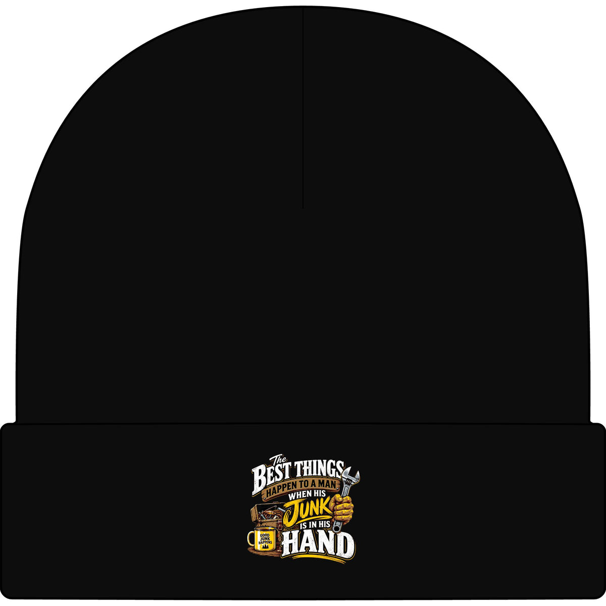 Best Things Happen in a Man's Hand - AS Colour 1107 Cuff Beanie