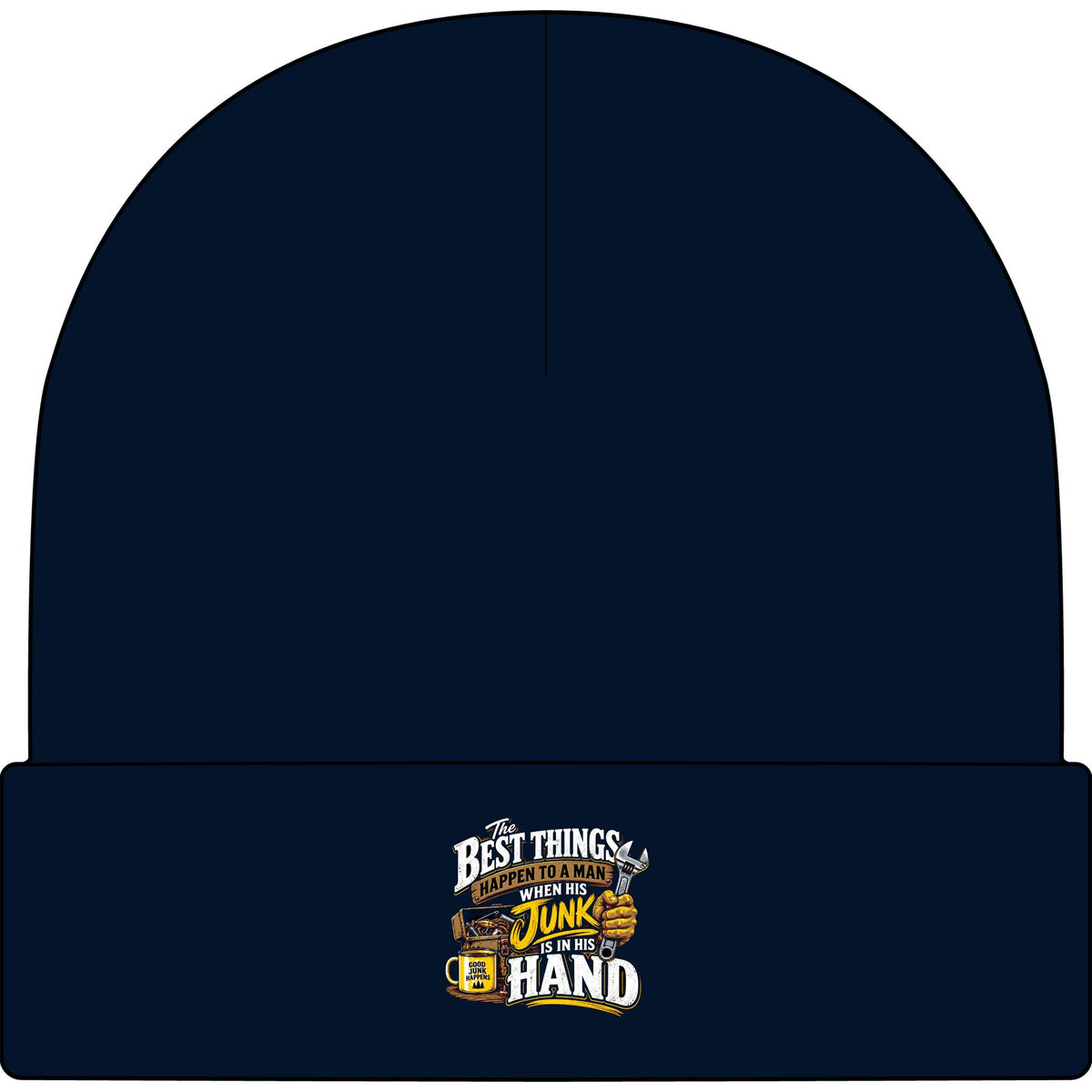 Best Things Happen in a Man's Hand - AS Colour 1107 Cuff Beanie