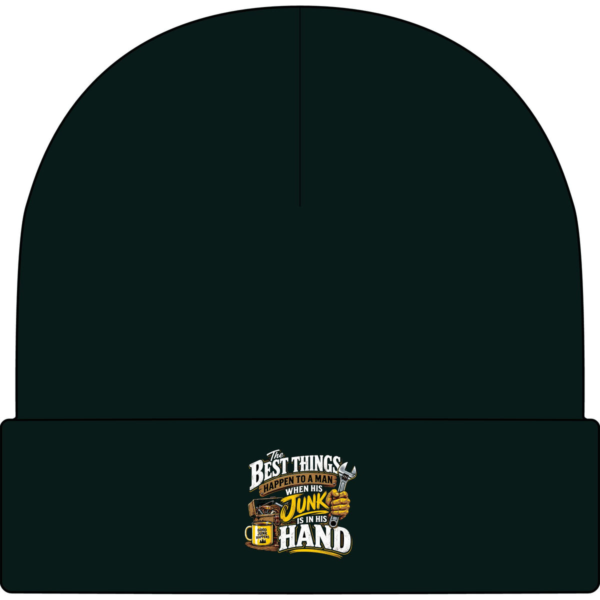 Best Things Happen in a Man's Hand - AS Colour 1107 Cuff Beanie