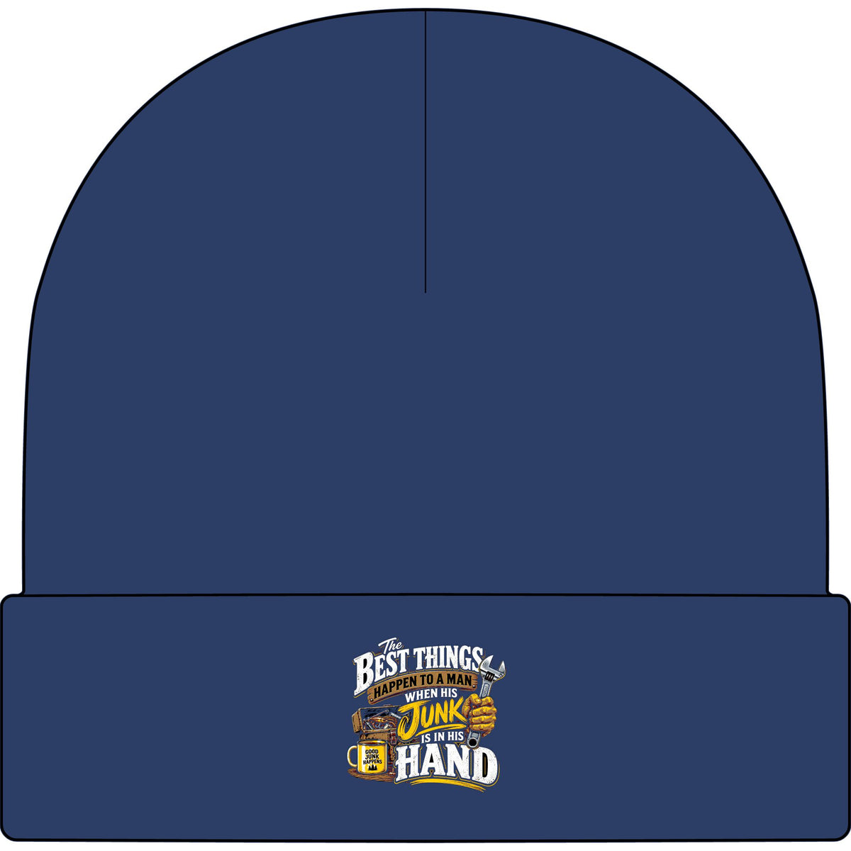 Best Things Happen in a Man's Hand - AS Colour 1107 Cuff Beanie
