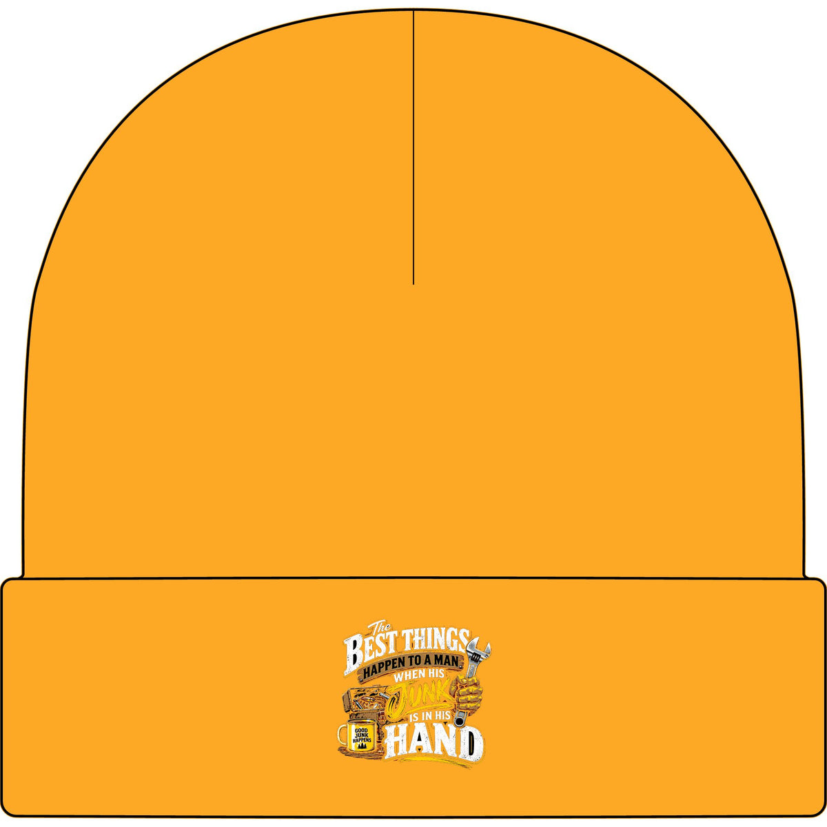 Best Things Happen in a Man's Hand - AS Colour 1107 Cuff Beanie