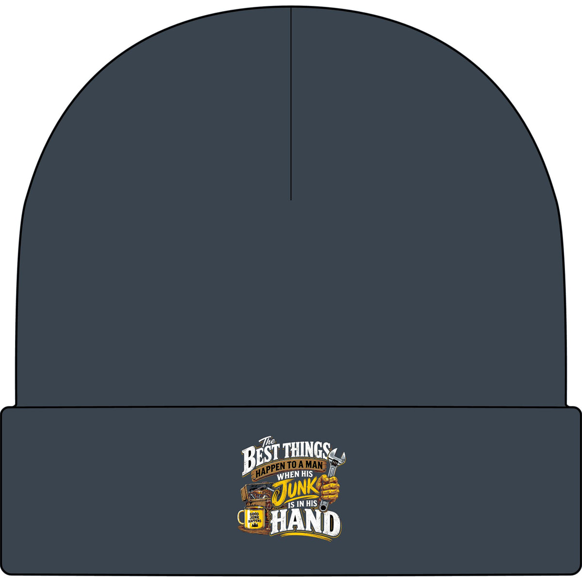 Best Things Happen in a Man's Hand - AS Colour 1107 Cuff Beanie