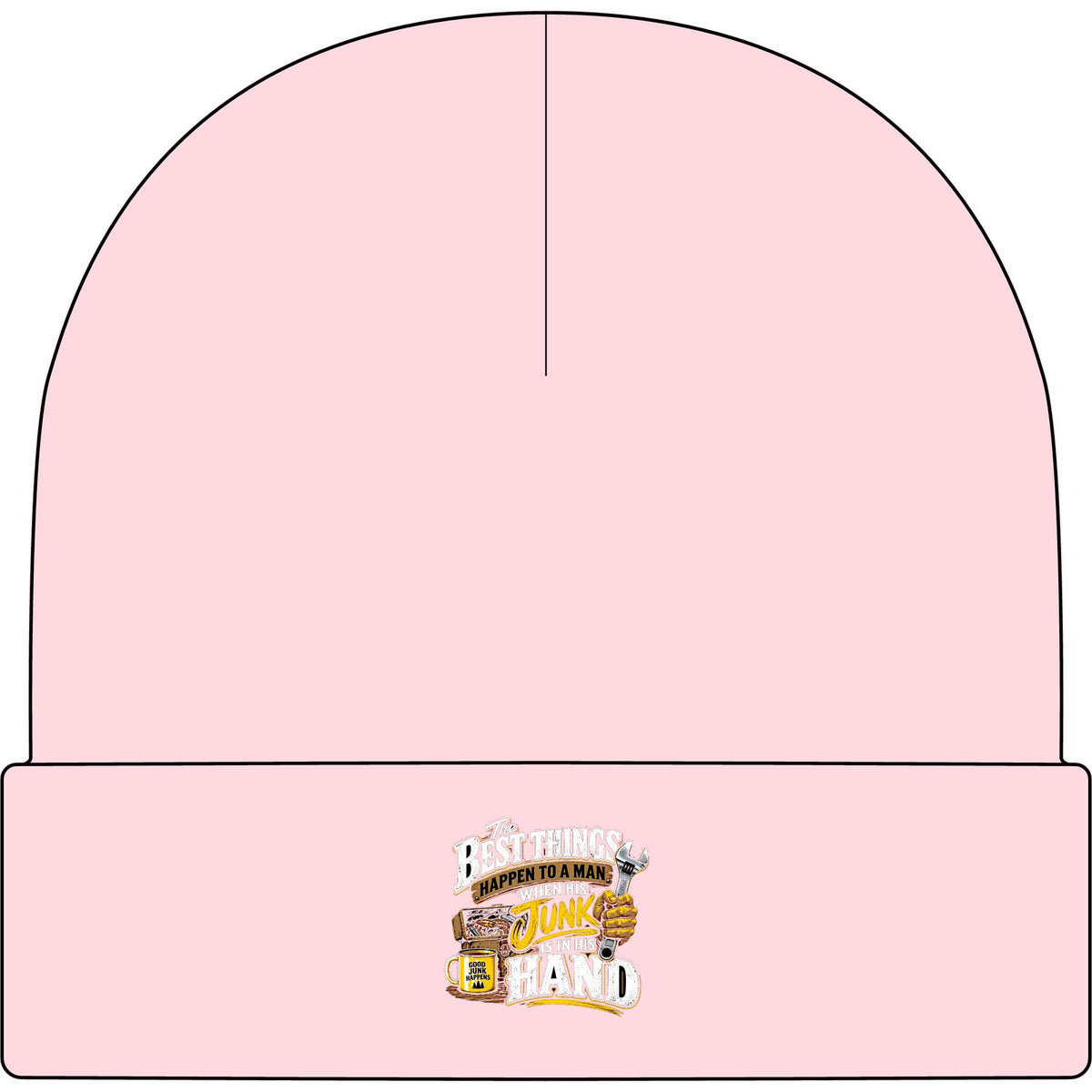 Best Things Happen in a Man's Hand - AS Colour 1107 Cuff Beanie