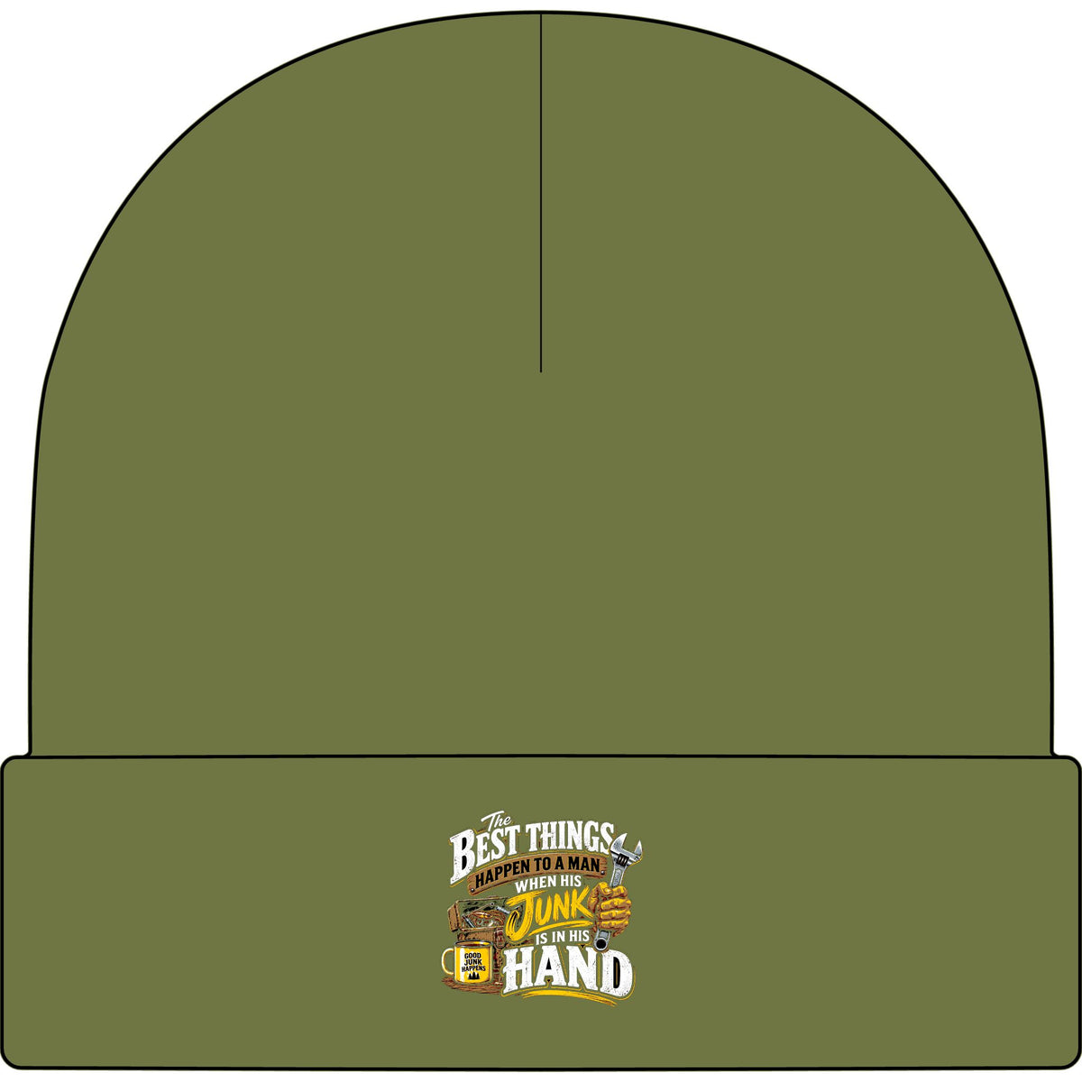 Best Things Happen in a Man's Hand - AS Colour 1107 Cuff Beanie
