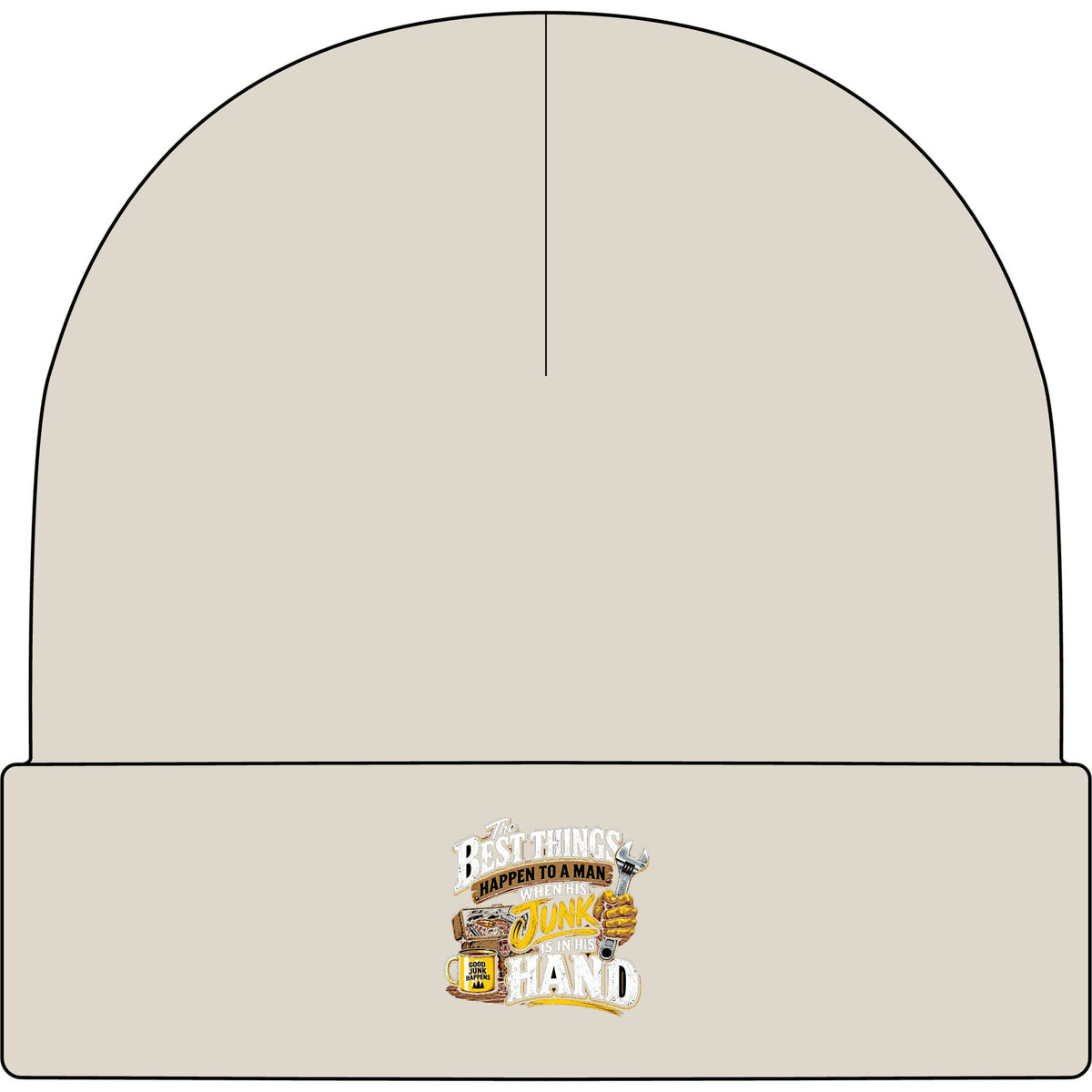 Best Things Happen in a Man's Hand - AS Colour 1107 Cuff Beanie