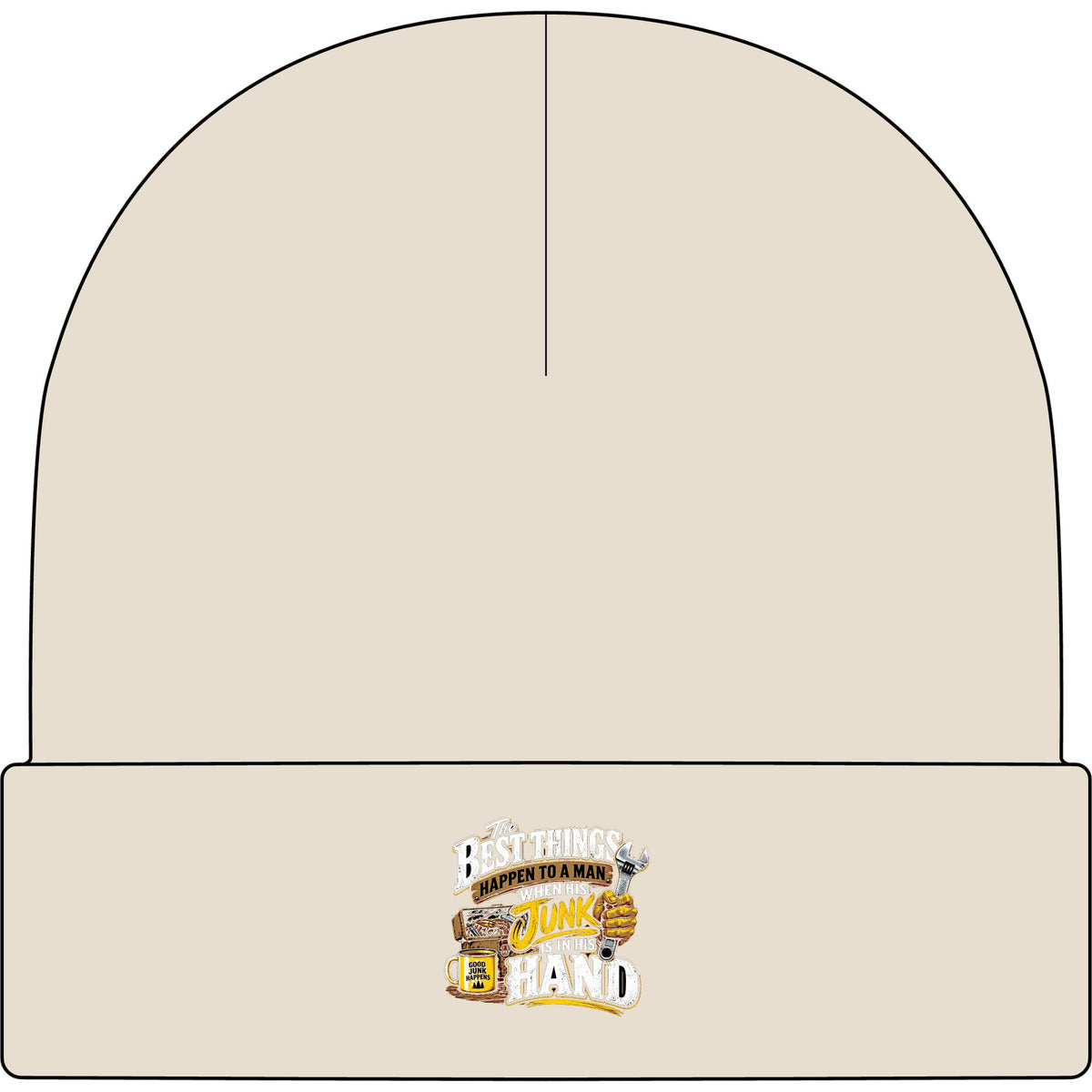 Best Things Happen in a Man's Hand - AS Colour 1107 Cuff Beanie