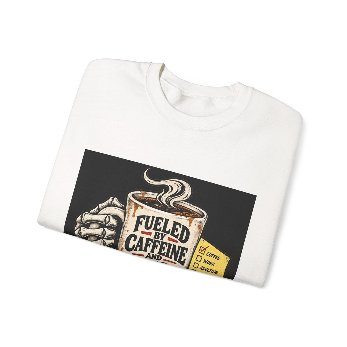 Fueled by Caffeine - Crewneck Sweatshirt