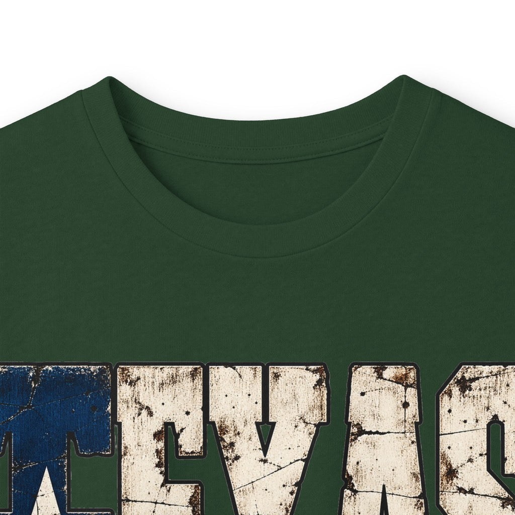 Texas Flag Block Letters - Unisex Ultra Cotton Long Sleeve Tee