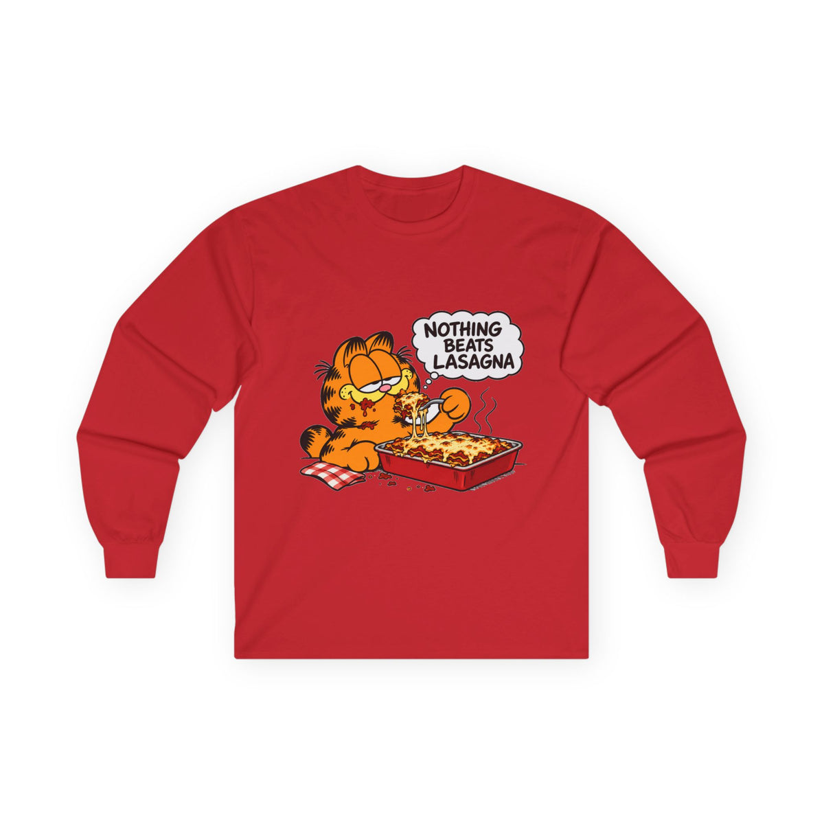 Nothing Beats Lasagna - Unisex Ultra Cotton Long Sleeve Tee