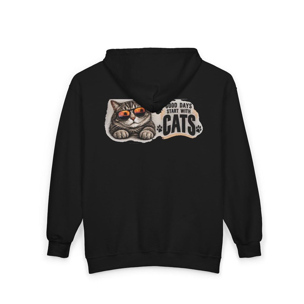Cat Lover - Full-Zip Hooded Sweatshirt