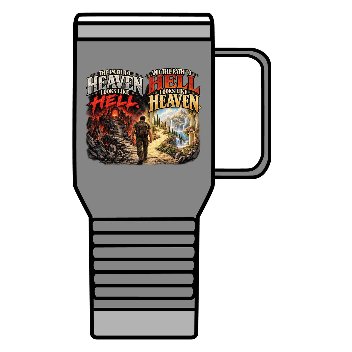 Path To Heaven Path To Hell - 20oz Insulated Mug