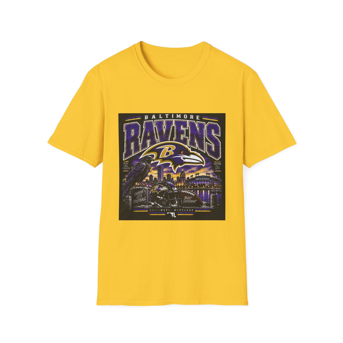 Baltimore Ravens Skyline Tee - Classic Tee