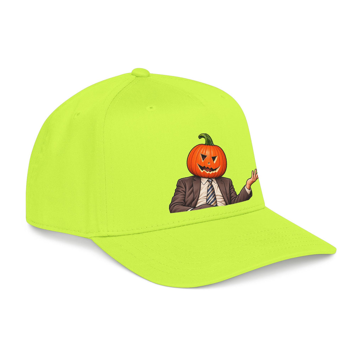 Pumpkin Head Office Cartoon - OTTO Baseball Hat