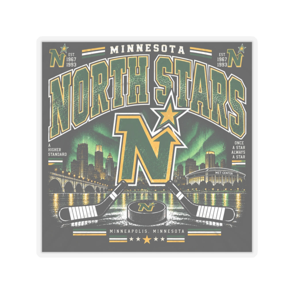 Minnesota North Stars - Kiss-Cut Sticker