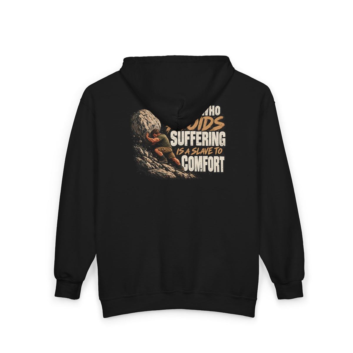 A Man Who Avoids Suffering - Full-Zip Hooded Sweatshirt