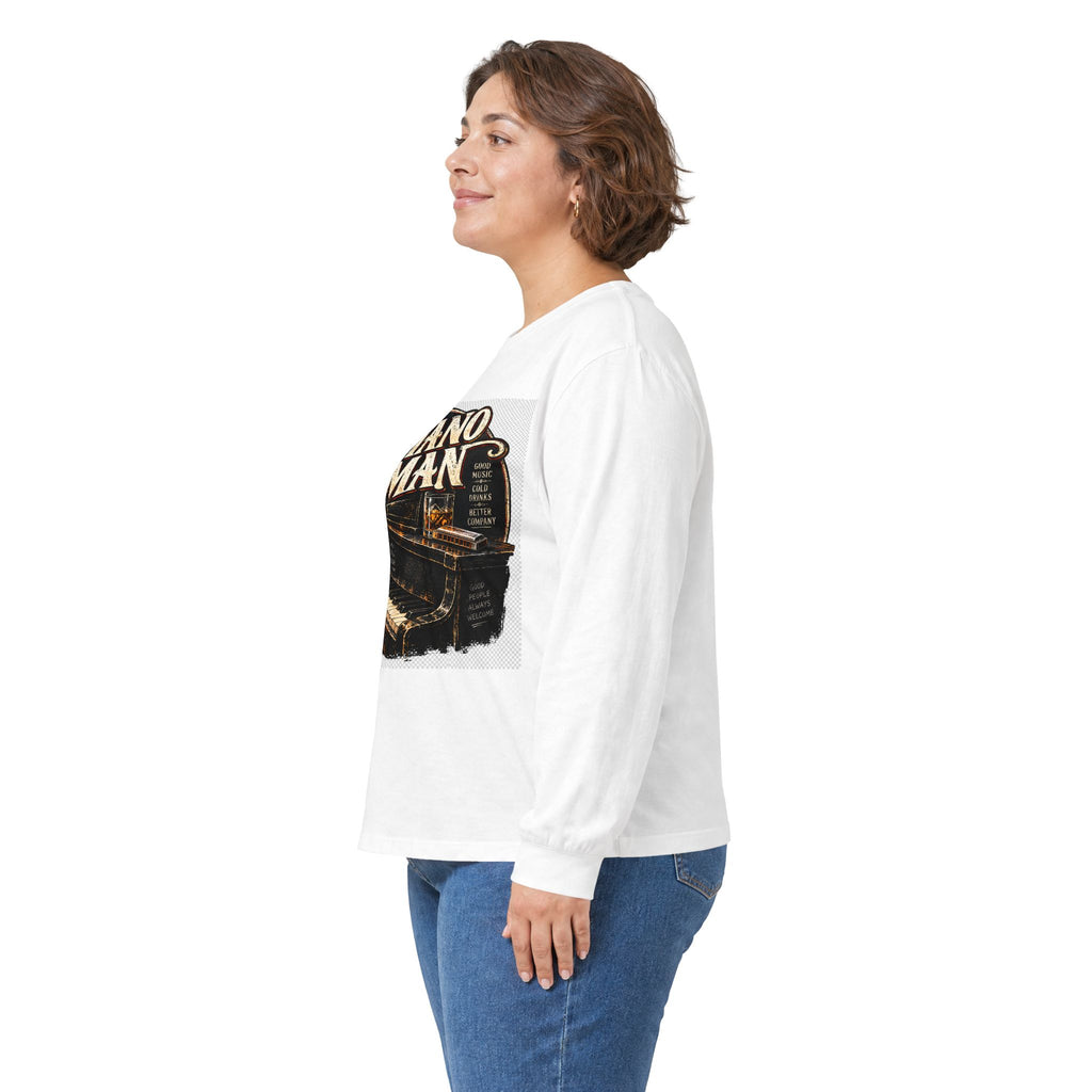 Piano Man Retro Bar - Unisex Ultra Cotton Long Sleeve Tee