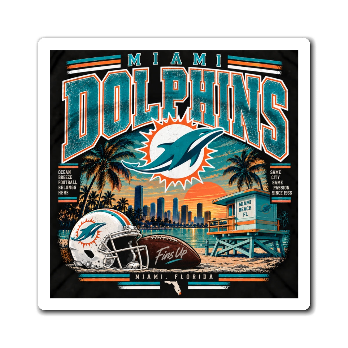 Miami Dolphins - Magnet