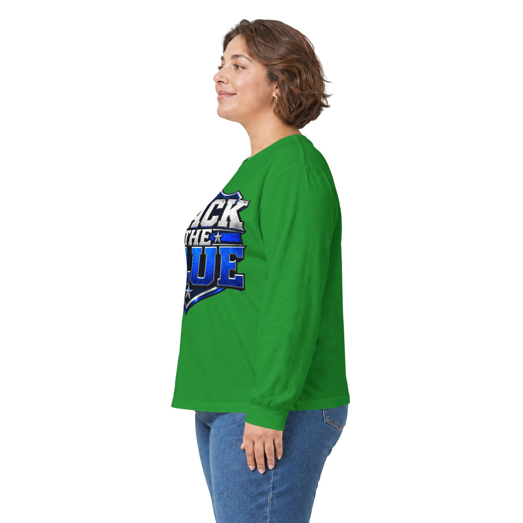 Back the Blue Shield - Unisex Ultra Cotton Long Sleeve Tee