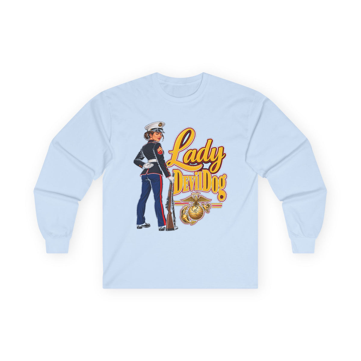 Lady Devil Dog - Unisex Ultra Cotton Long Sleeve Tee