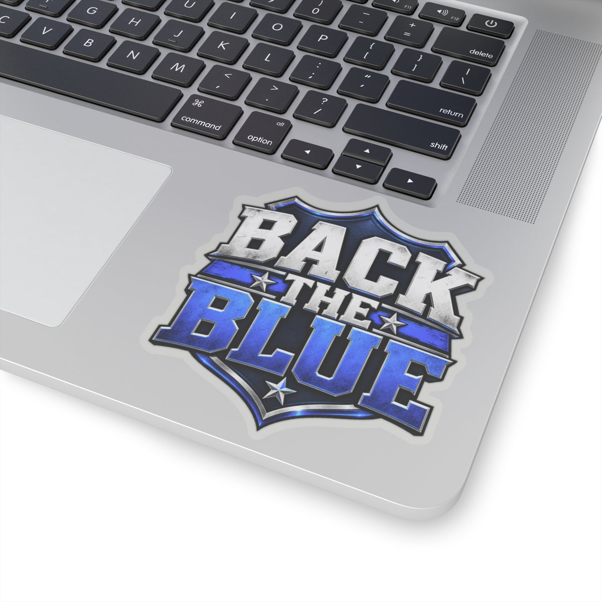 Back the Blue Shield - Kiss-Cut Sticker