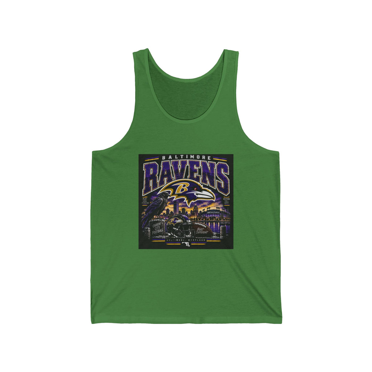 Baltimore Ravens Skyline Tee - Athletic Tank