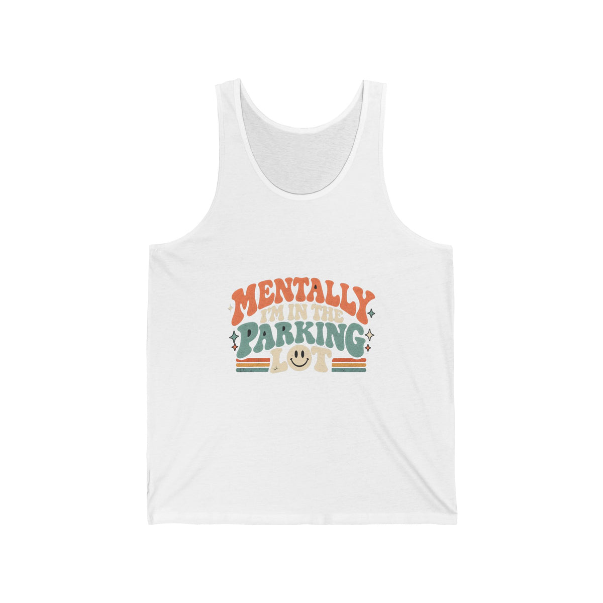Secretly Plotting Dark Parking - Athletic Tank