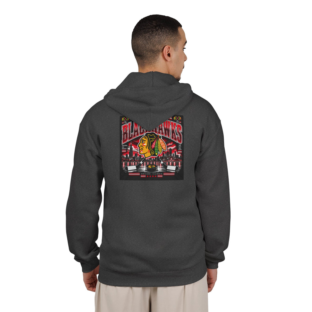 Chicago Blackhawks - Full-Zip Hooded Sweatshirt