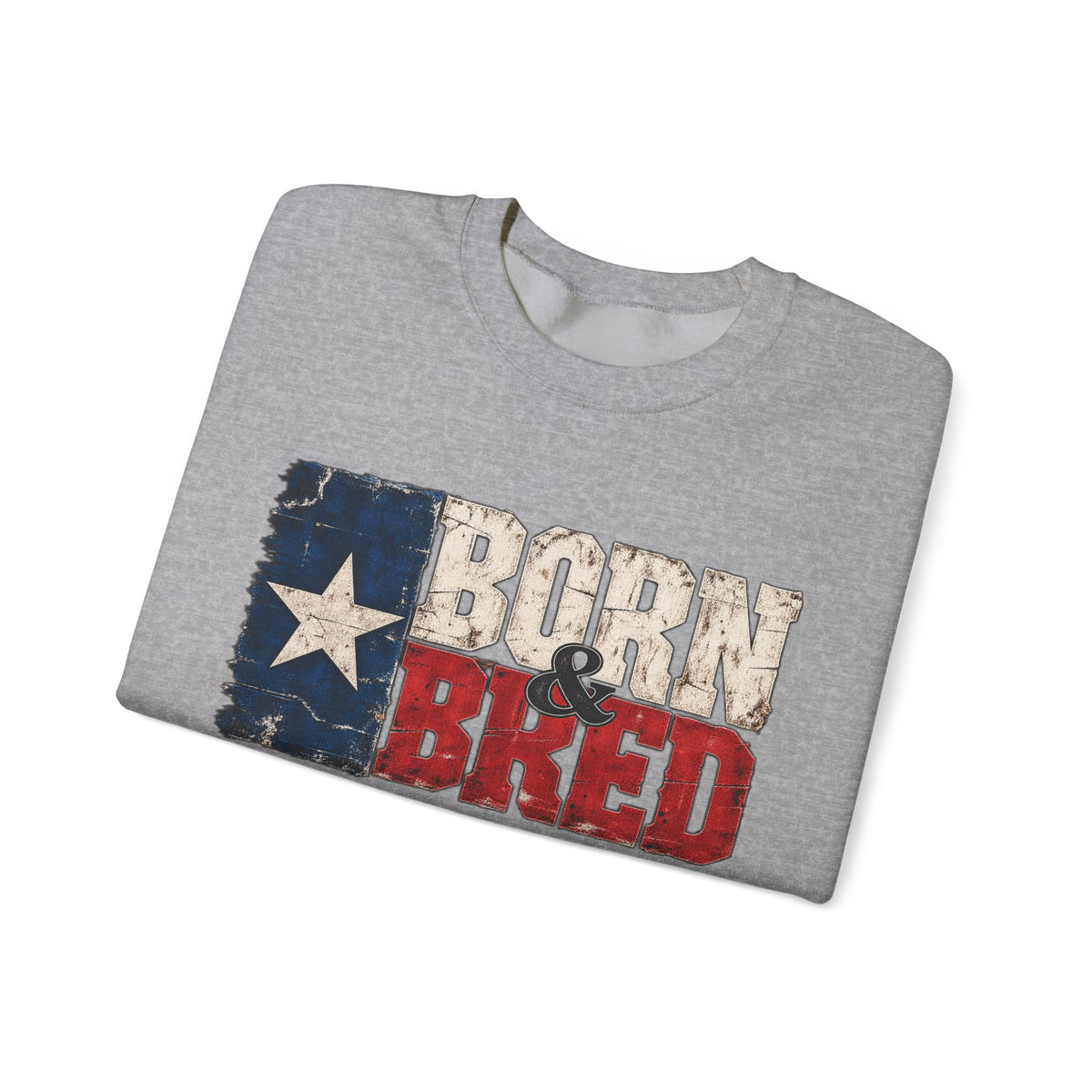 Texas Born and Bred - Crewneck Sweatshirt