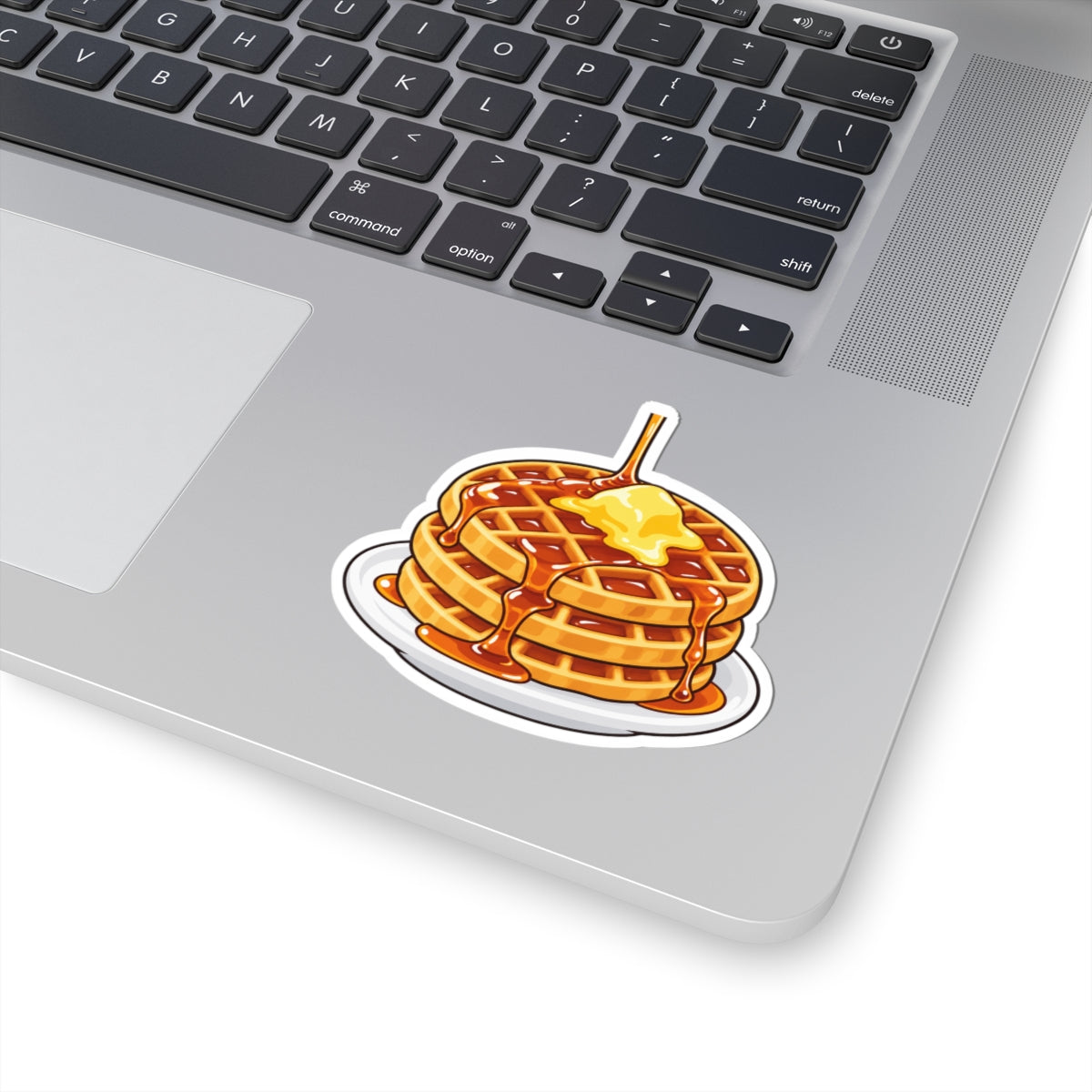 Cartoon Waffles - Kiss-Cut Sticker