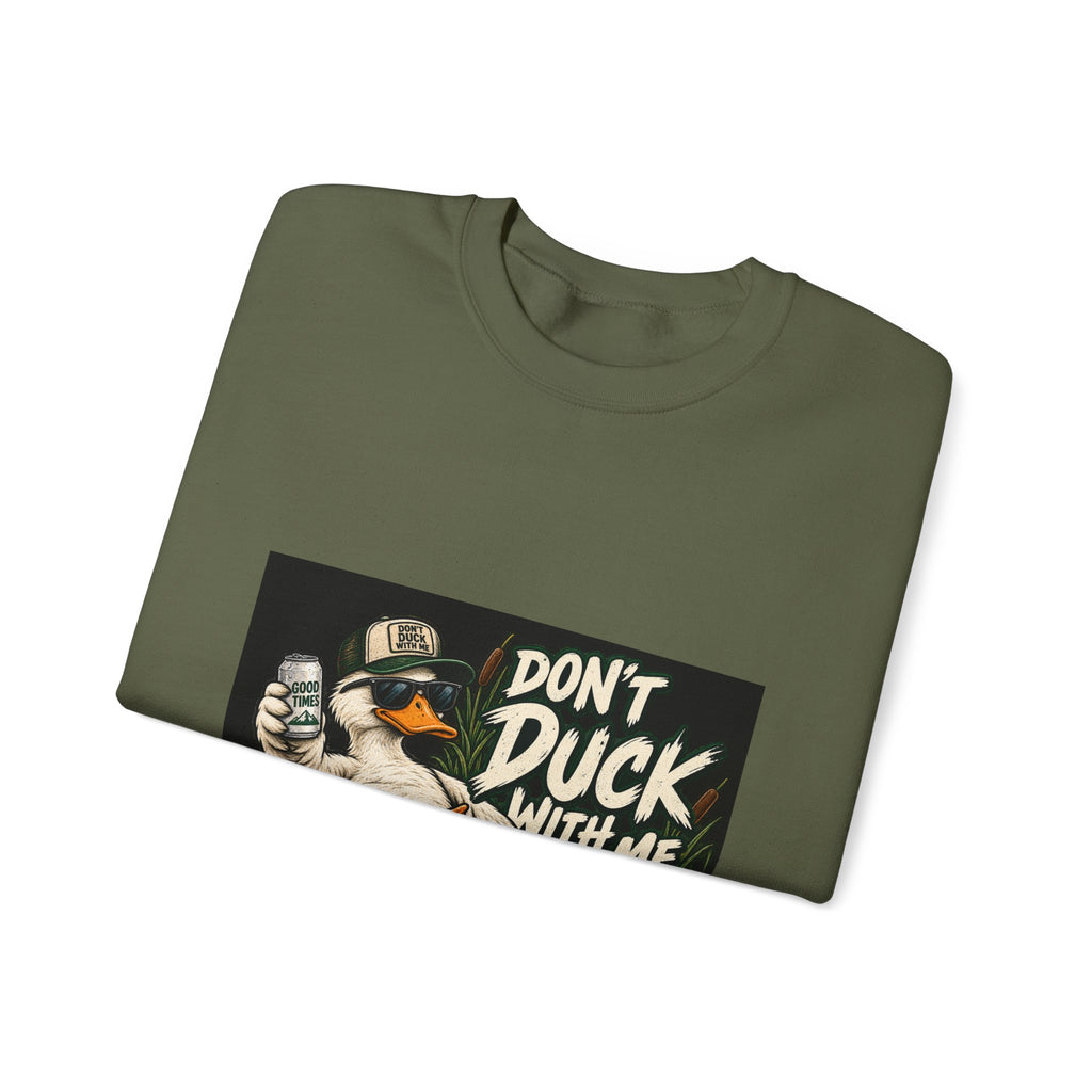 Duck With Me Camo - Crewneck Sweatshirt