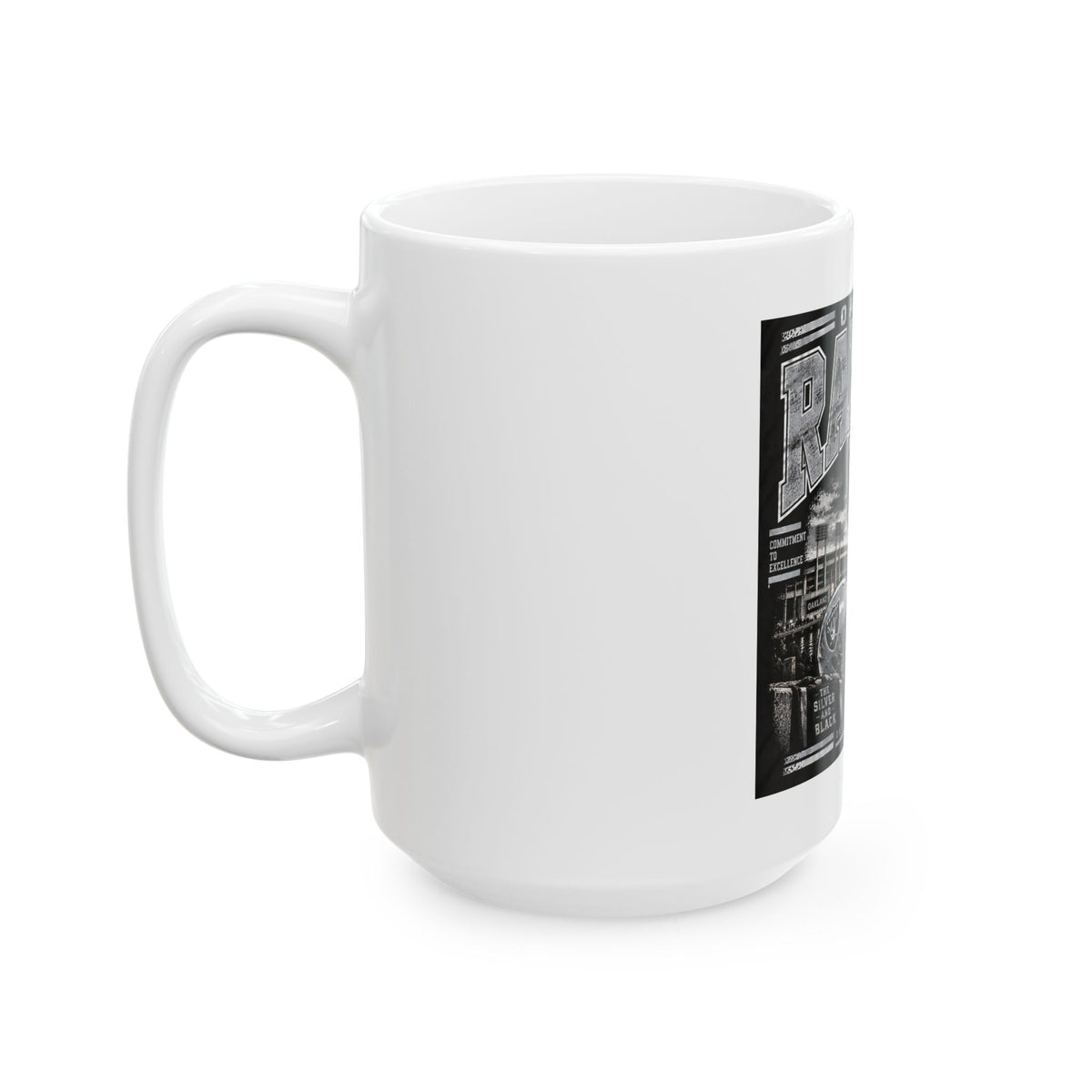 Oakland Raiders Black Heritage - Ceramic Mug 11oz and 15oz