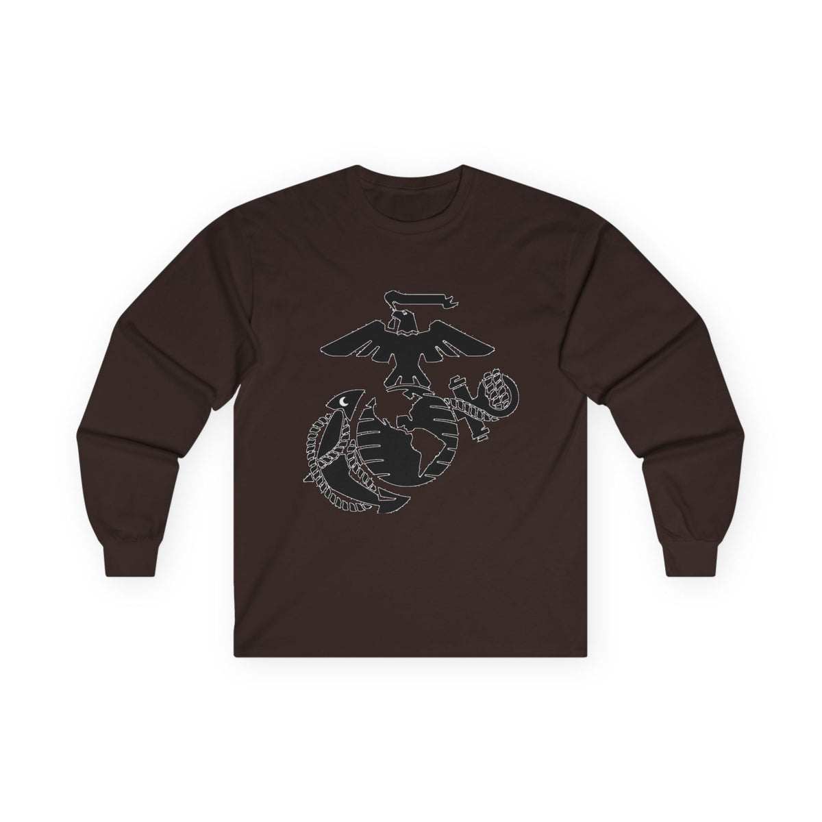 Eagle, Globe & Anchor Emblem - Unisex Ultra Cotton Long Sleeve Tee