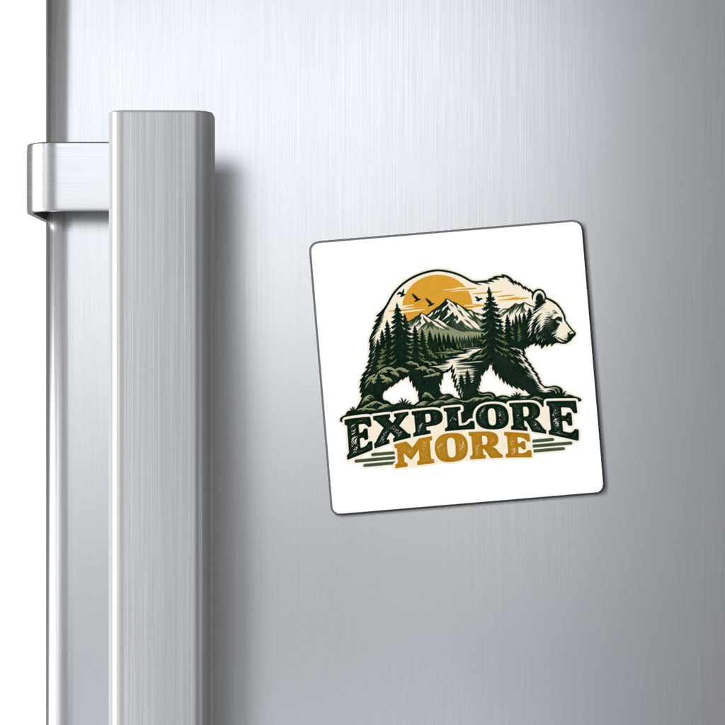 Explore More Bear - Magnet