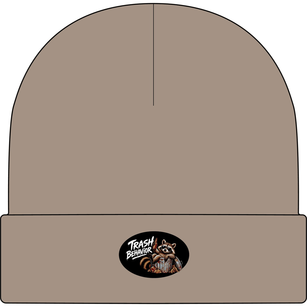 Trash Panda Breakout - AS Colour 1107 Cuff Beanie