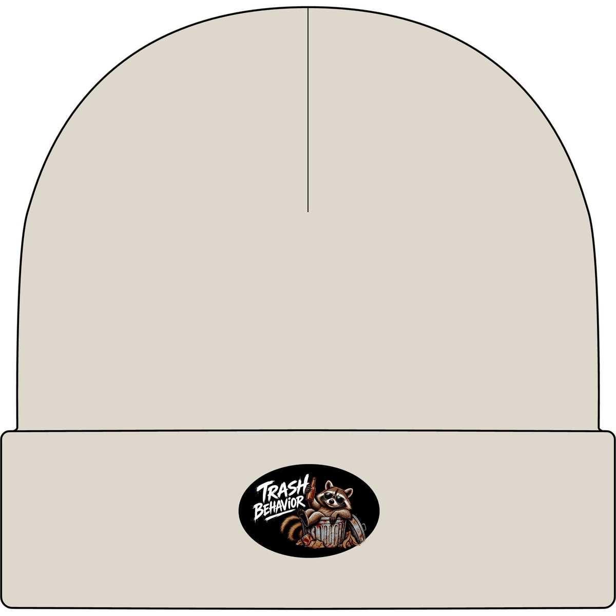 Trash Panda Breakout - AS Colour 1107 Cuff Beanie