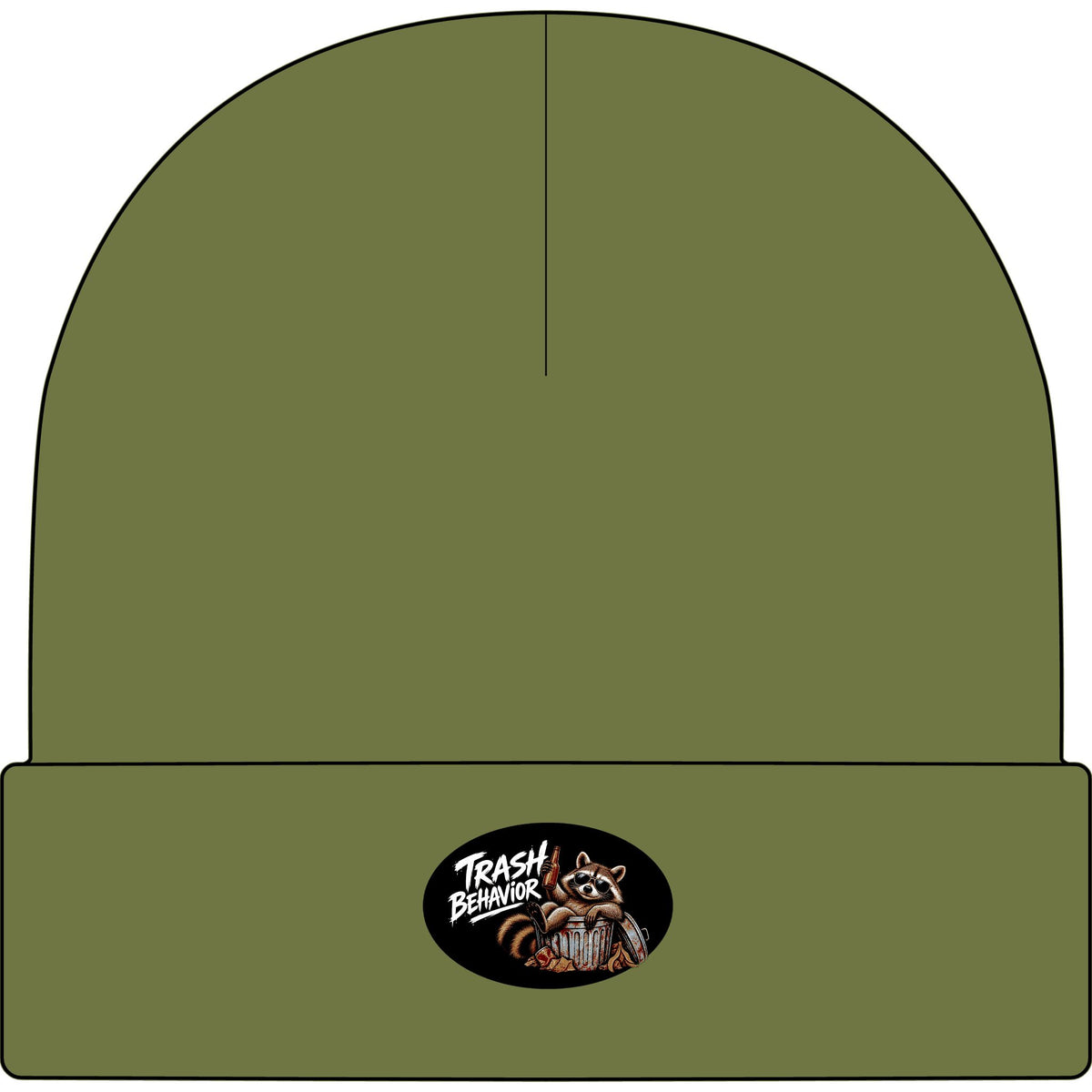 Trash Panda Breakout - AS Colour 1107 Cuff Beanie
