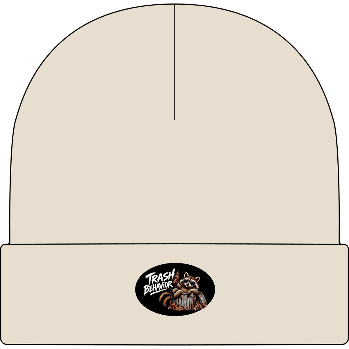 Trash Panda Breakout - AS Colour 1107 Cuff Beanie