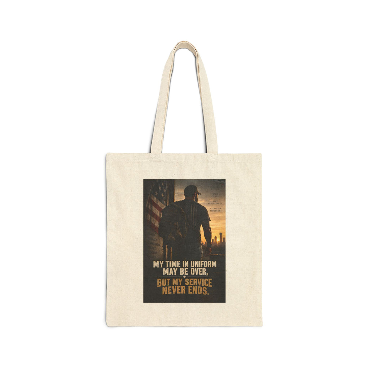 Service Never Ends - Canvas Tote