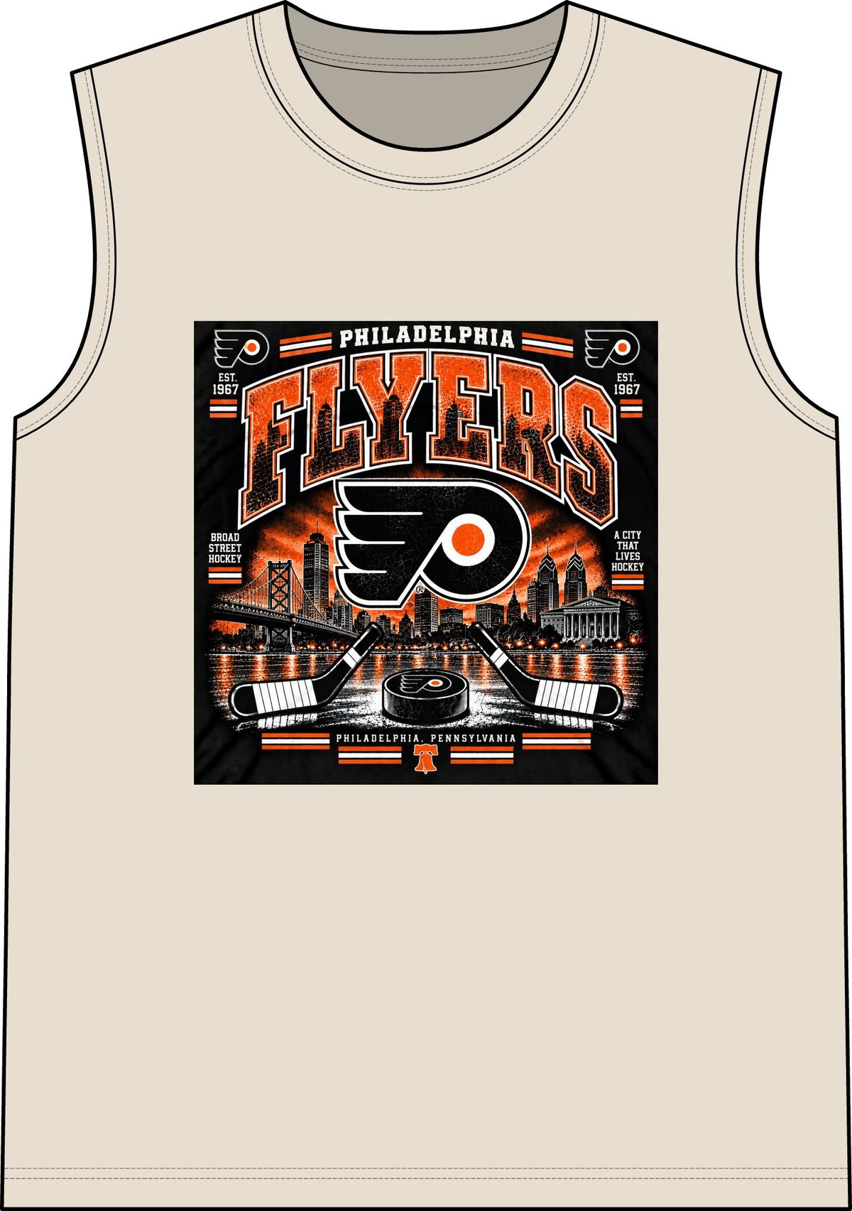 Philadelphia Flyers Urban Hockey - Classic Tank