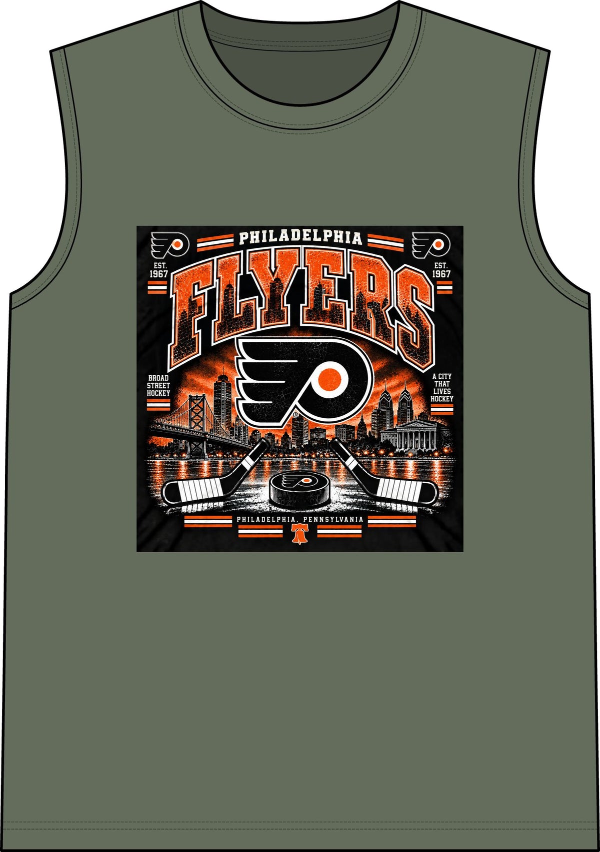 Philadelphia Flyers Urban Hockey - Classic Tank