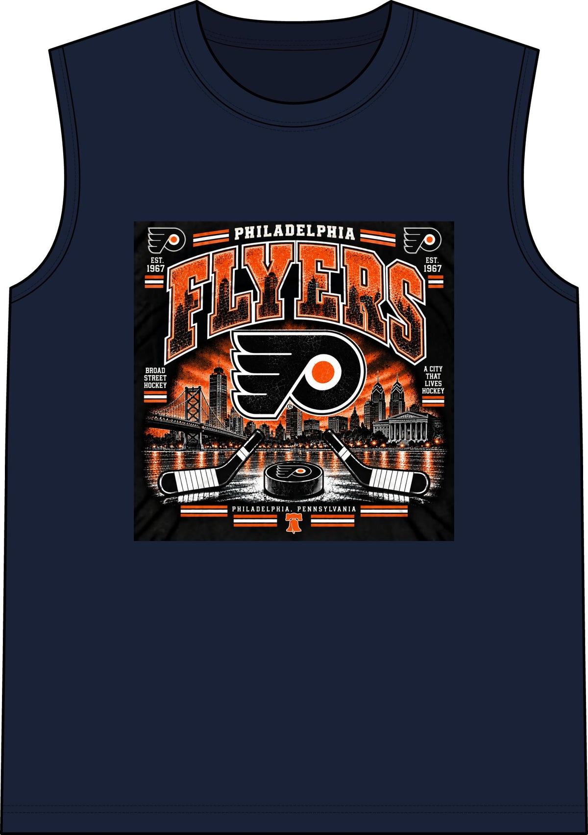 Philadelphia Flyers Urban Hockey - Classic Tank