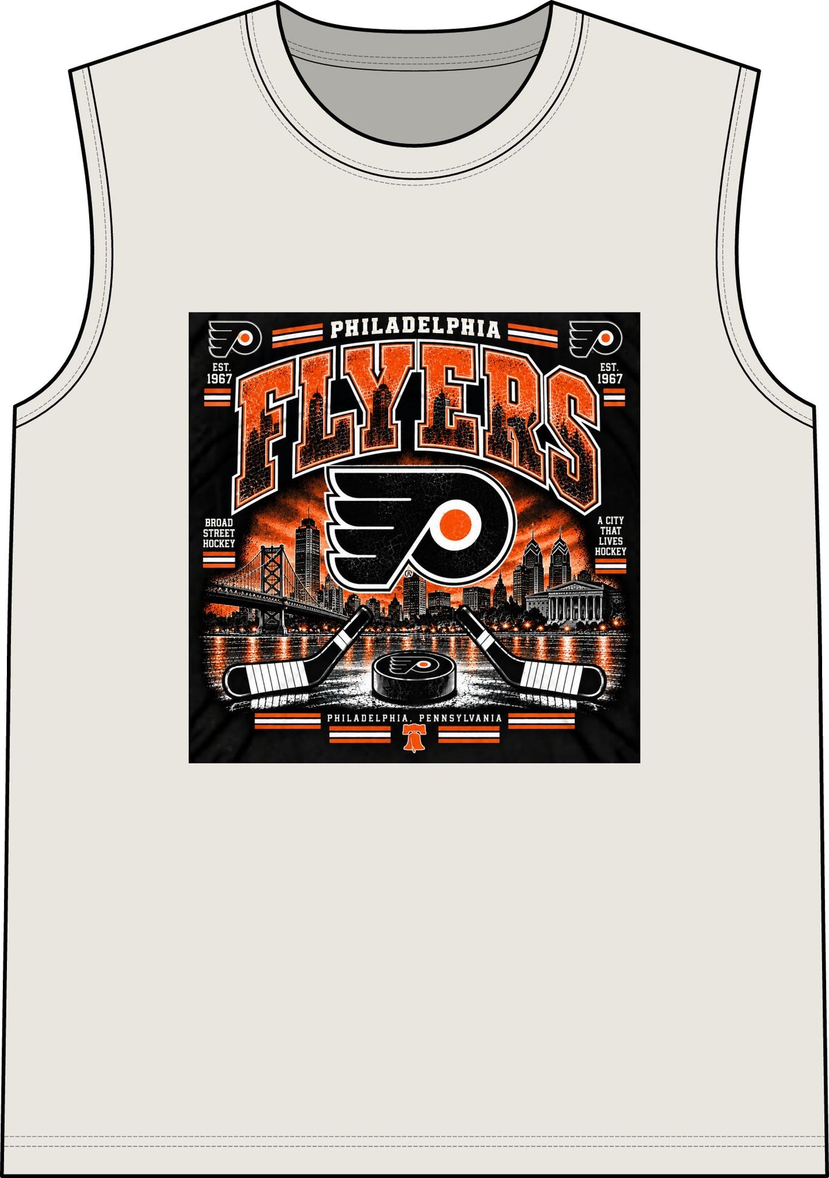Philadelphia Flyers Urban Hockey - Classic Tank