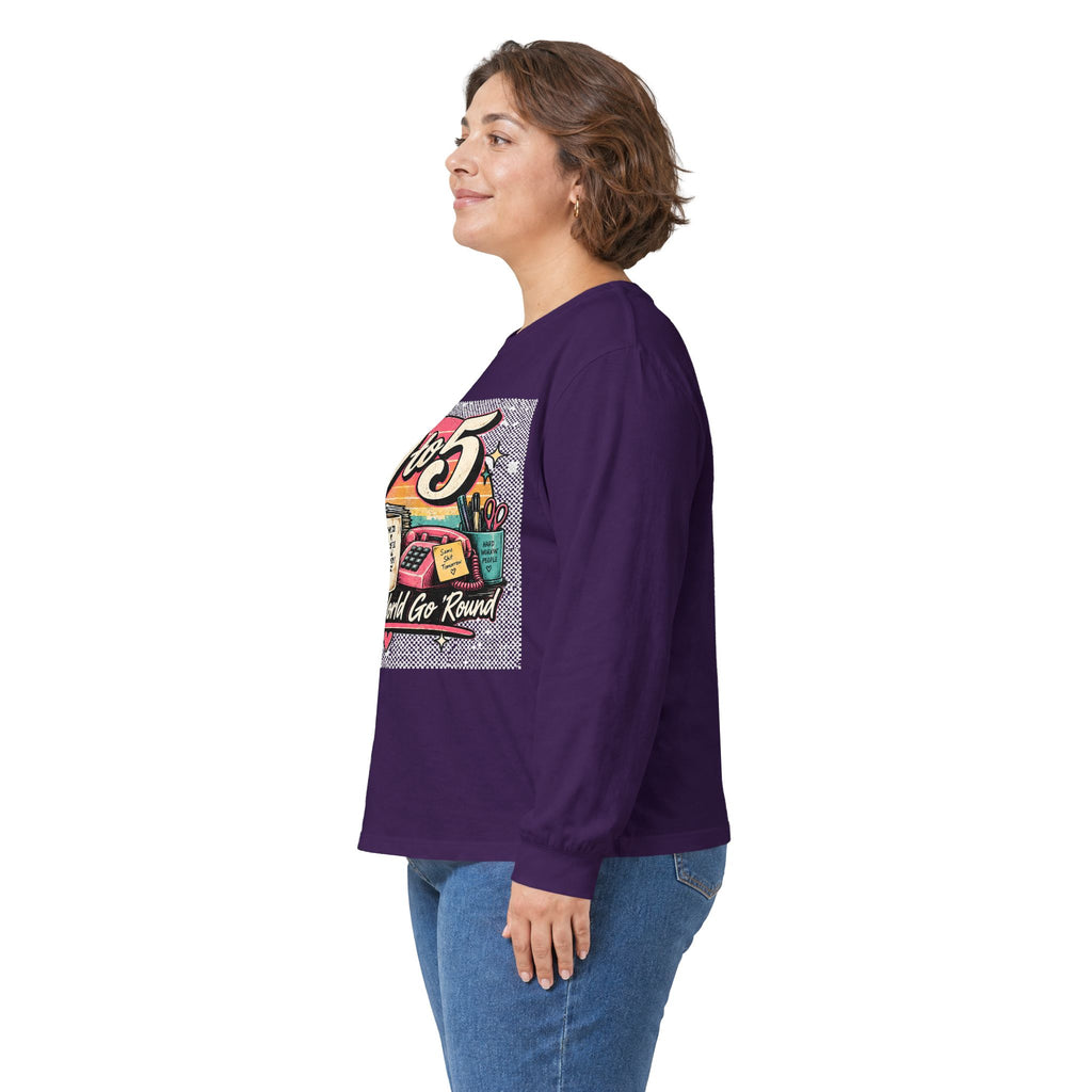 9to5 Make the World Go Round - Unisex Ultra Cotton Long Sleeve Tee