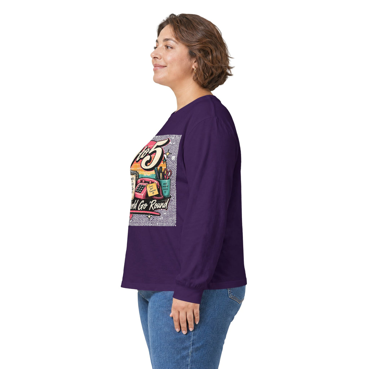 9to5 Make the World Go Round - Unisex Ultra Cotton Long Sleeve Tee