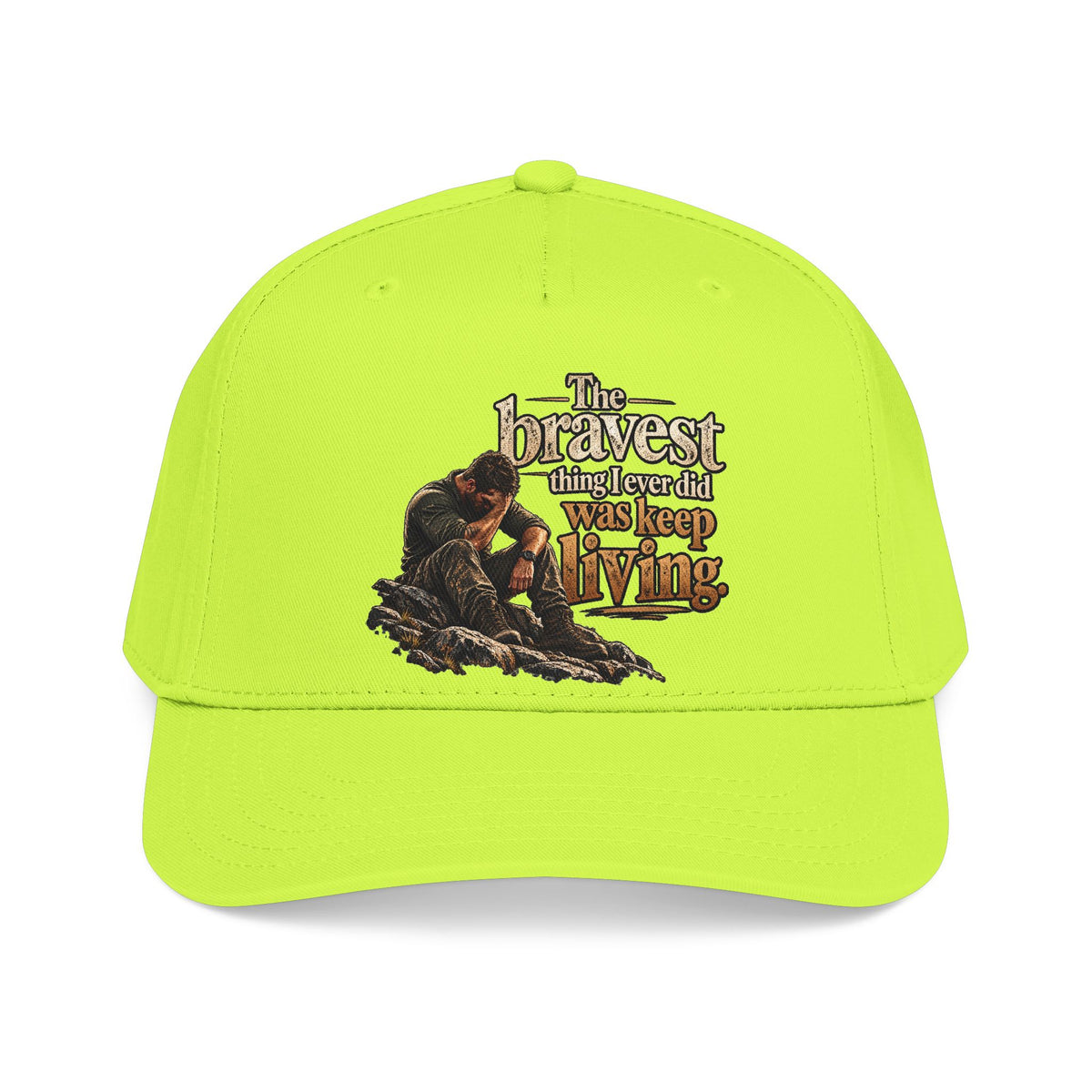 The Bravest Thing I Ever Did Was Keep Living - OTTO Baseball Hat