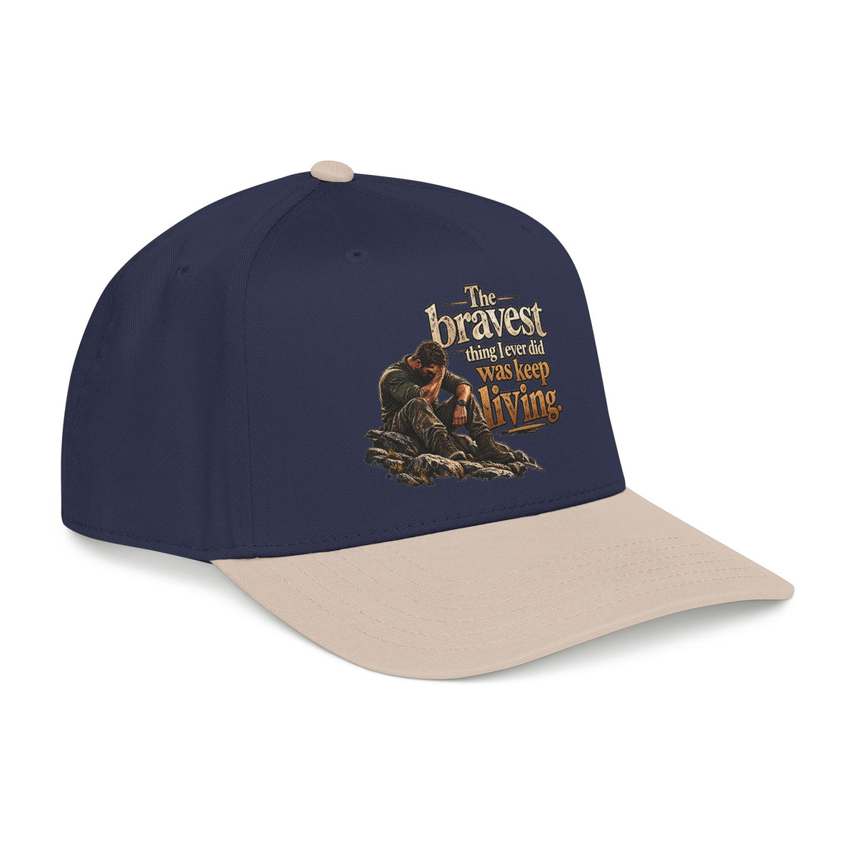 The Bravest Thing I Ever Did Was Keep Living - OTTO Baseball Hat