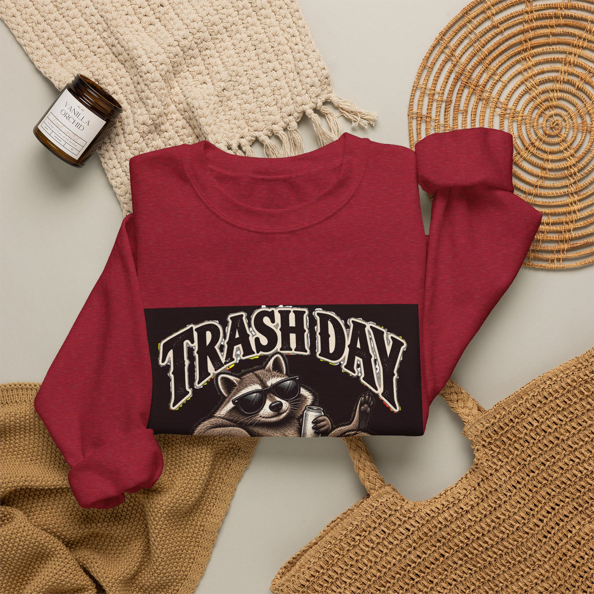 Trash Day Rest Day - Crewneck Sweatshirt