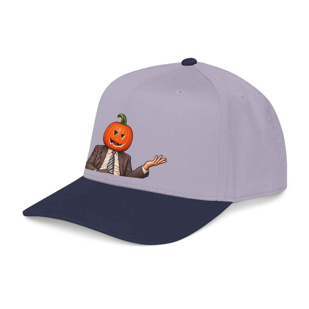 Pumpkin Head Office Cartoon - OTTO Baseball Hat
