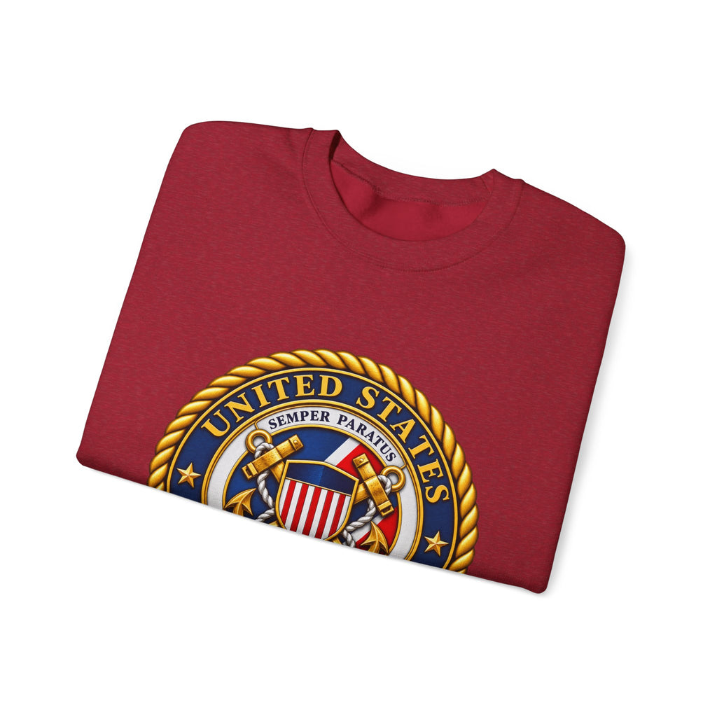 U.S. Coast Guard Emblem - Crewneck Sweatshirt